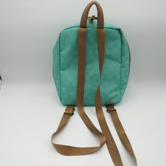 Animal Crossing Nintendo Switch Backpack Controller Gear Leaf Print Travel Bag - Picture 5 of 15